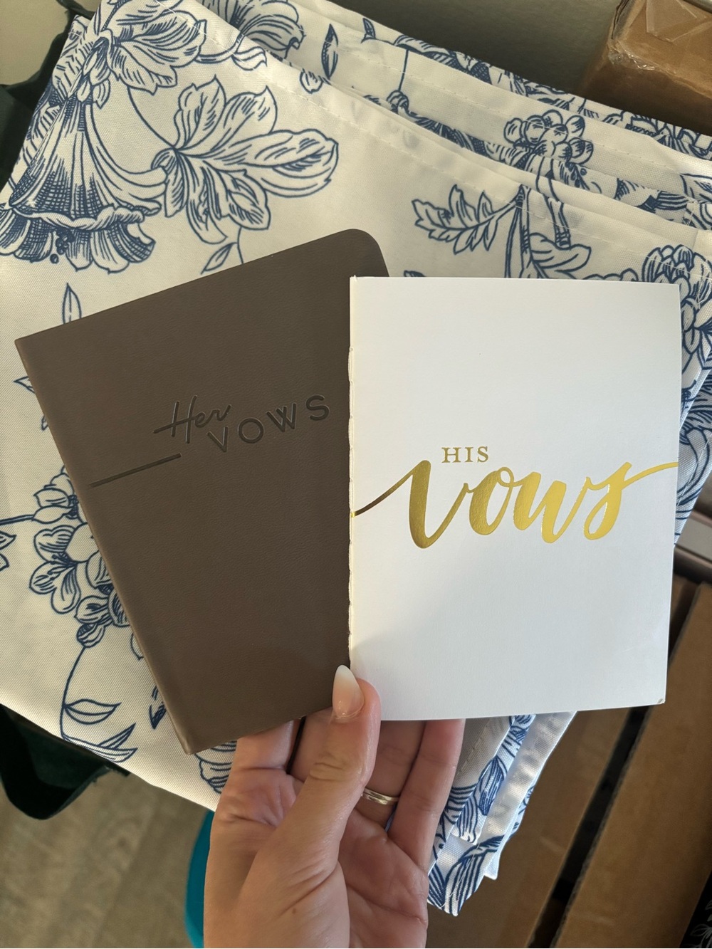His & Her Vows Booklets - NEW